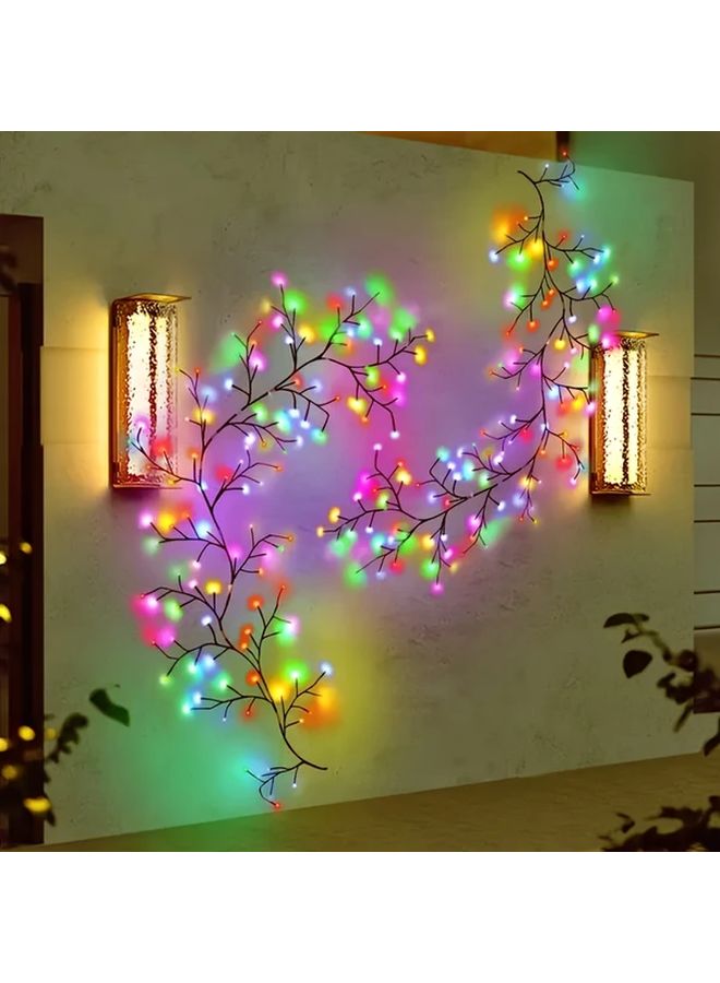70 87 Inch Multicolor LED Bendable Willow Vine Light 8 Modes For Indoor Outdoor Decor - Image 4